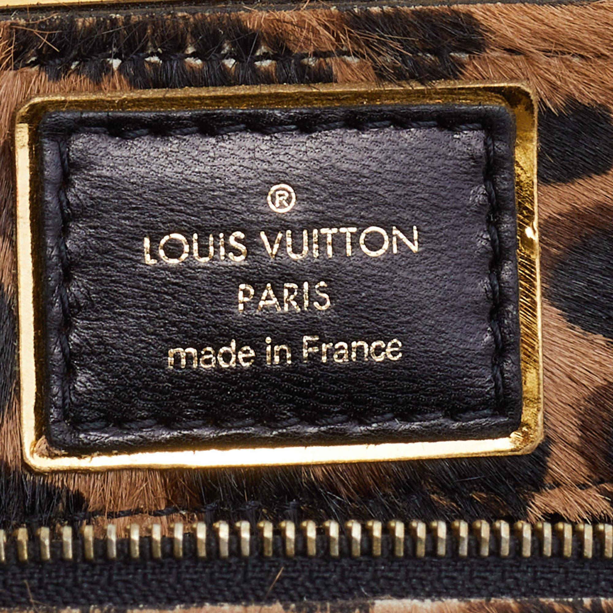 Louis Vuitton Monogram Canvas/Karung Calfhair Limited Edition Polly Bag 2