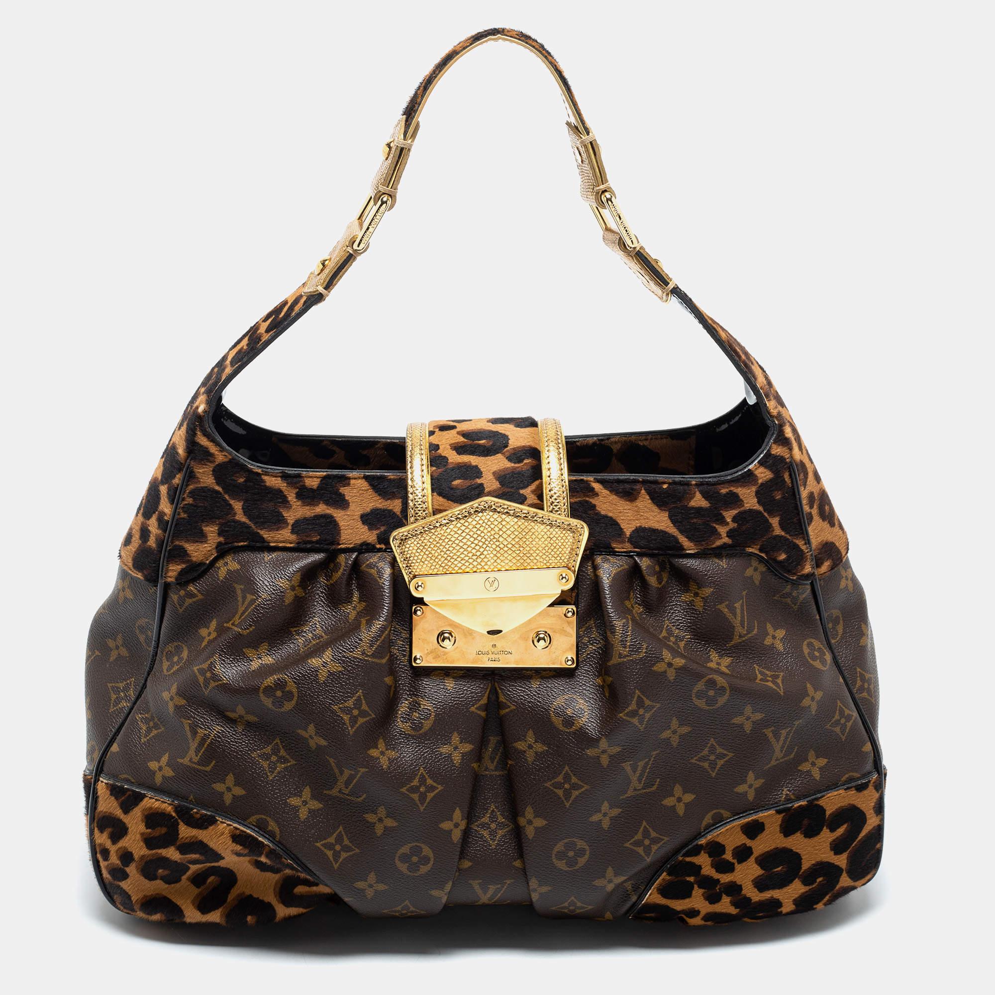 Louis Vuitton's Limited Edition Polly is made from leopard-print calf hair, karung leather, and with the charm of LV's Monogram canvas. The interior is lined with Alcantara. Invest in this appealing LV bag today.

Includes: Original Dustbag

