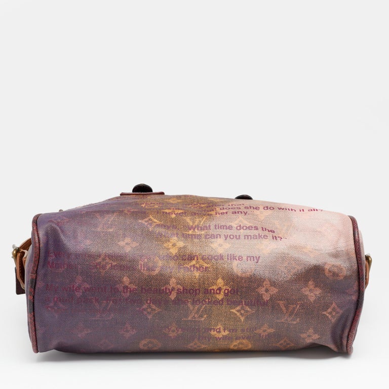 Louis Vuitton x Richard Prince Karung-Trimmed Graduate Jokes Bag