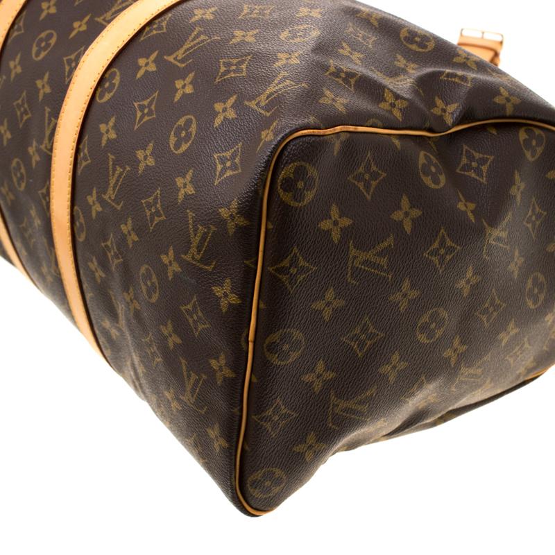 Louis Vuitton Monogram Canvas Keepall 45 Bag 5