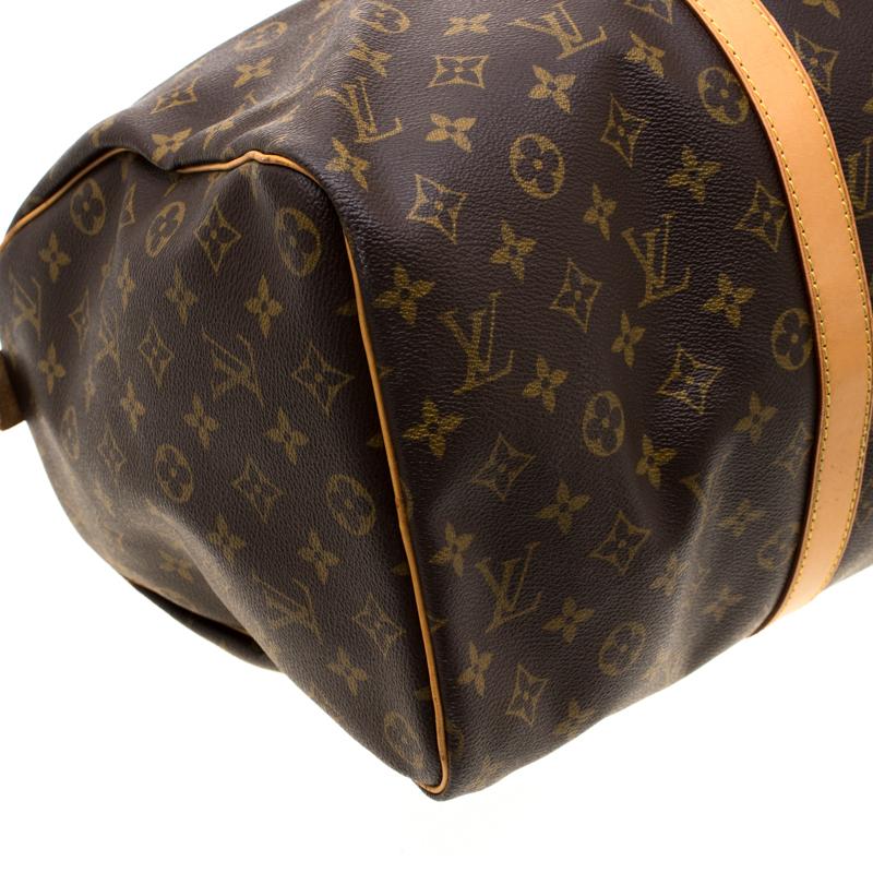 Louis Vuitton Monogram Canvas Keepall 45 Bag 6