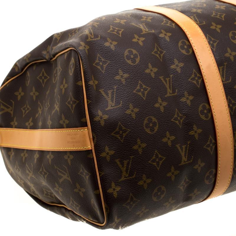 Louis Vuitton Monogram Canvas Keepall 45 Bag 6