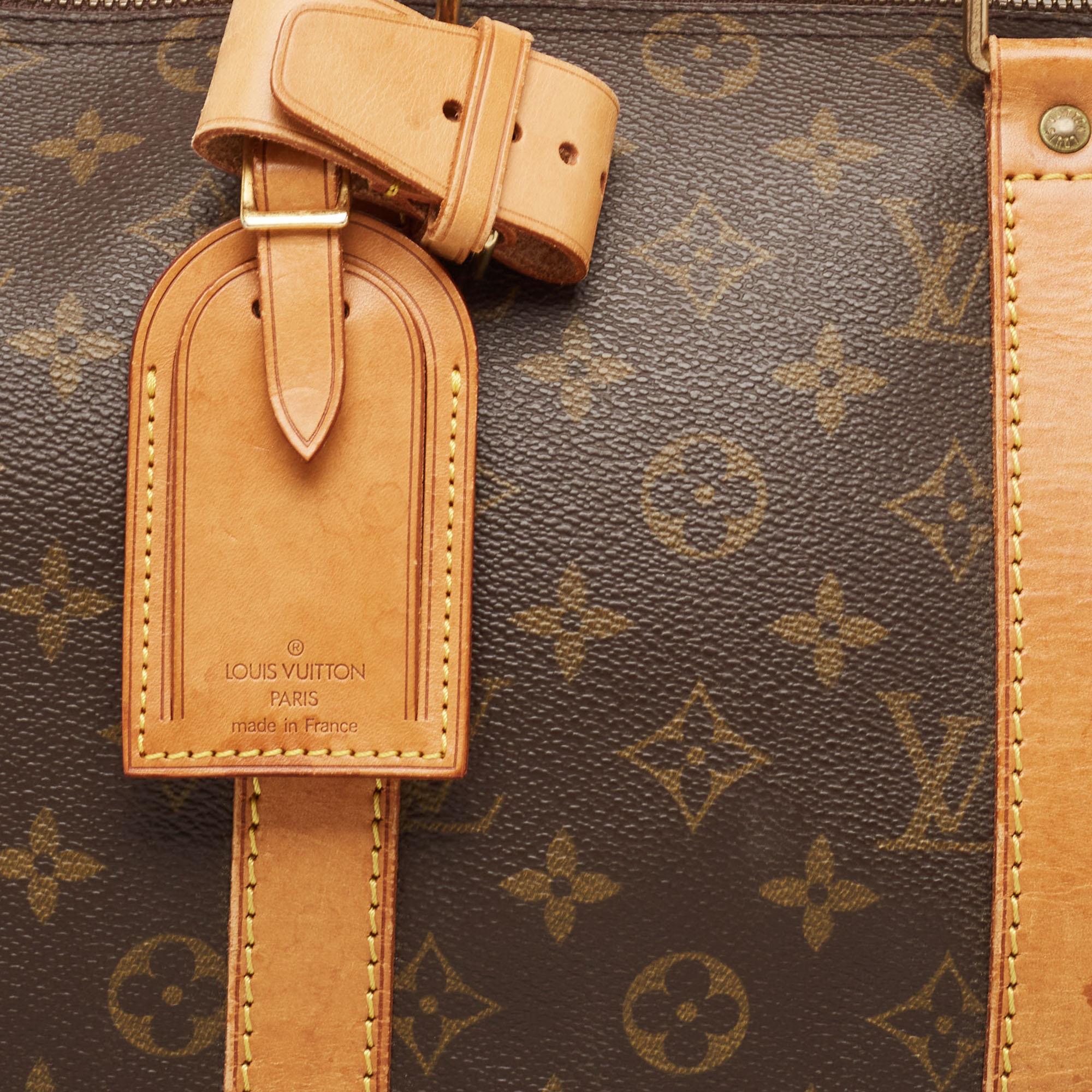 Louis Vuitton Monogram Canvas Keepall 45 Bag 13