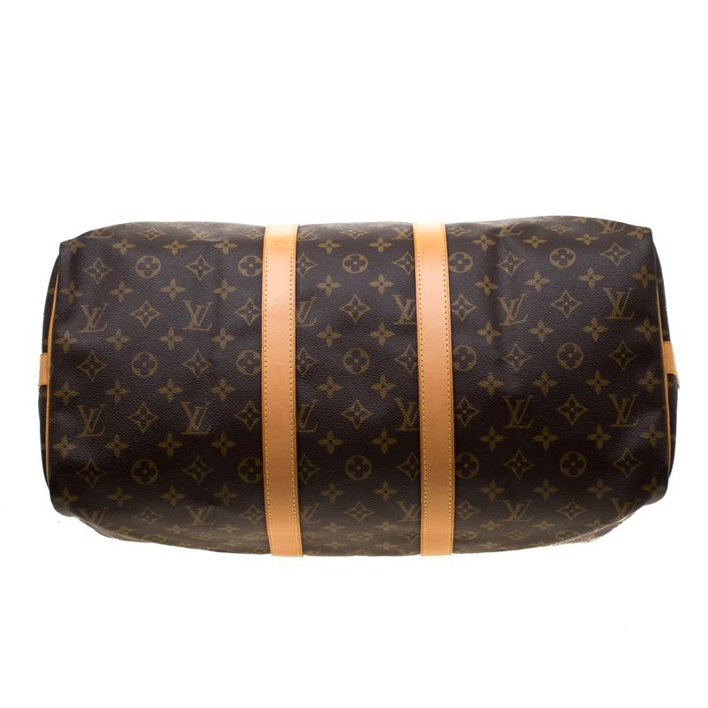 Women's Louis Vuitton Monogram Canvas Keepall 45 Bag