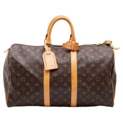 Louis Vuitton Monogram Canvas Keepall 45 Bag