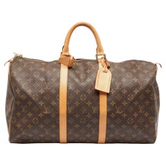 Louis Vuitton Monogram Canvas Keepall 50 Bag