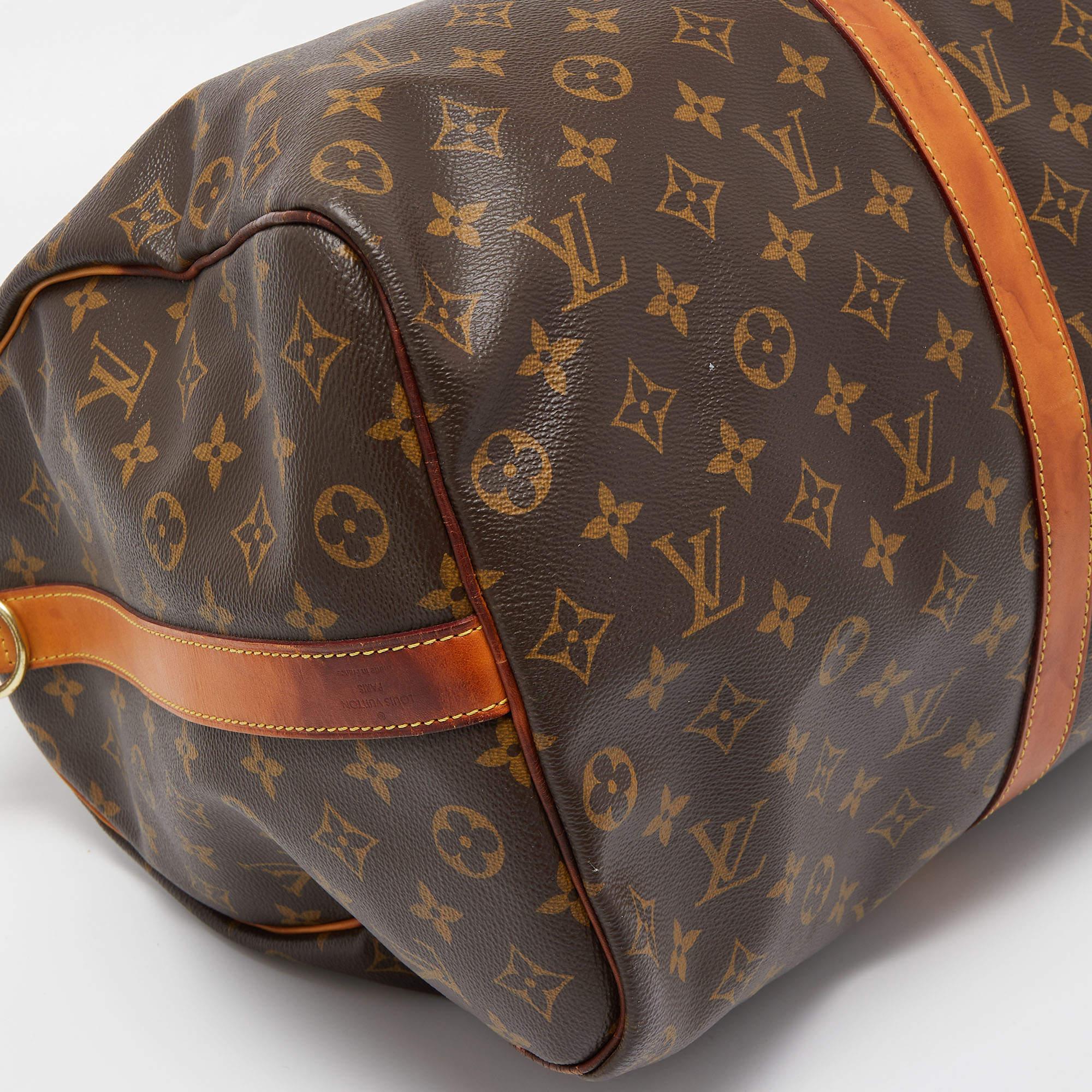Louis Vuitton Monogram Canvas Keepall 50 Bandouliere Bag 11