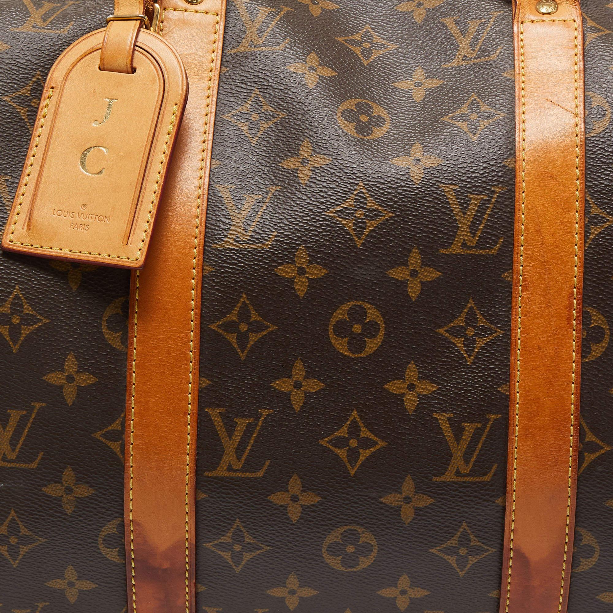 Louis Vuitton Monogram Canvas Keepall 50 Bandouliere Bag 2