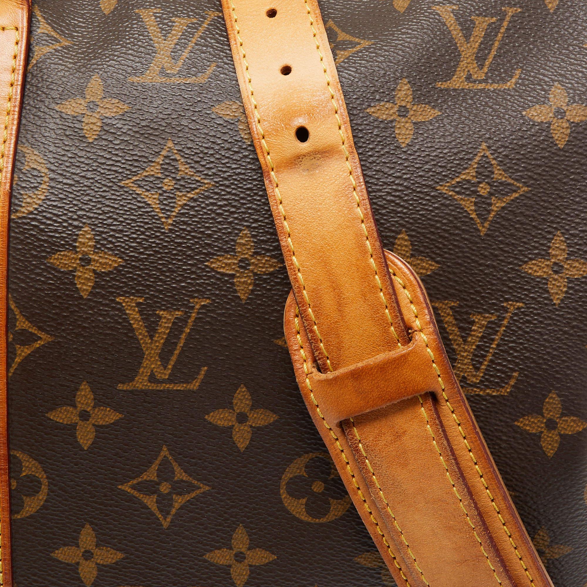 Louis Vuitton Monogram Canvas Keepall 50 Bandouliere Bag 3
