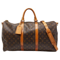 Louis Vuitton Monogram Canvas Keepall 50 Bandouliere Bag