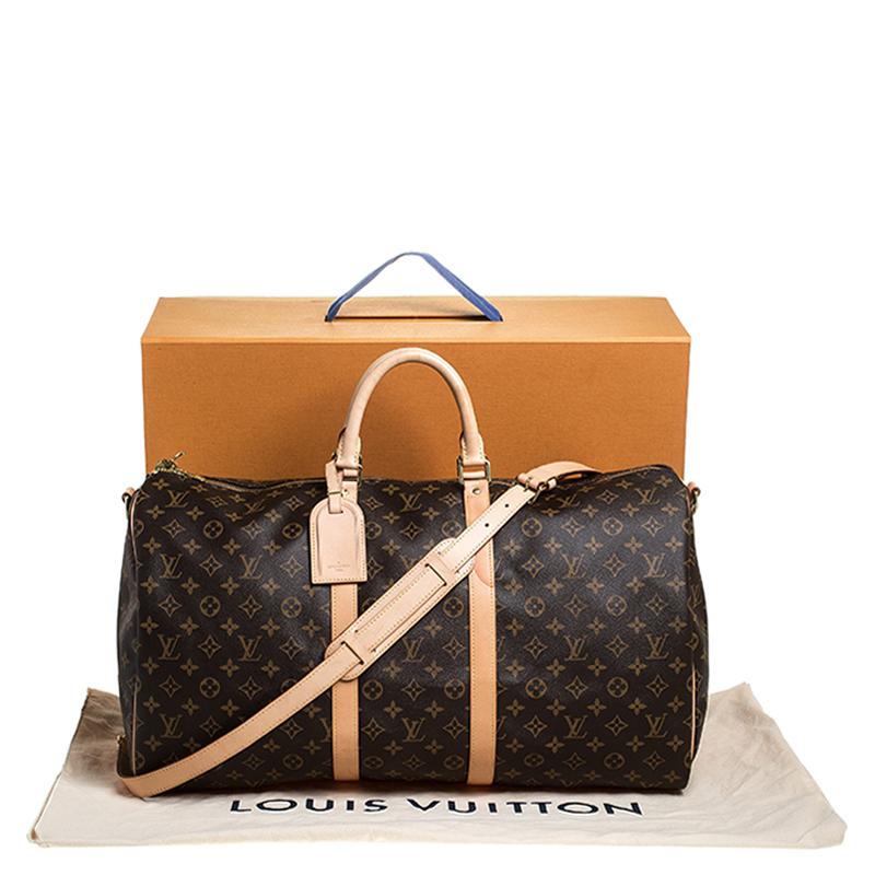 Louis Vuitton Monogram Canvas Keepall 55 Bag 4