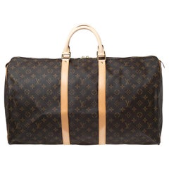 Louis Vuitton Monogram Canvas Keepall 55 Bag