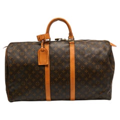 Louis Vuitton Monogram Canvas Keepall 55 Bag