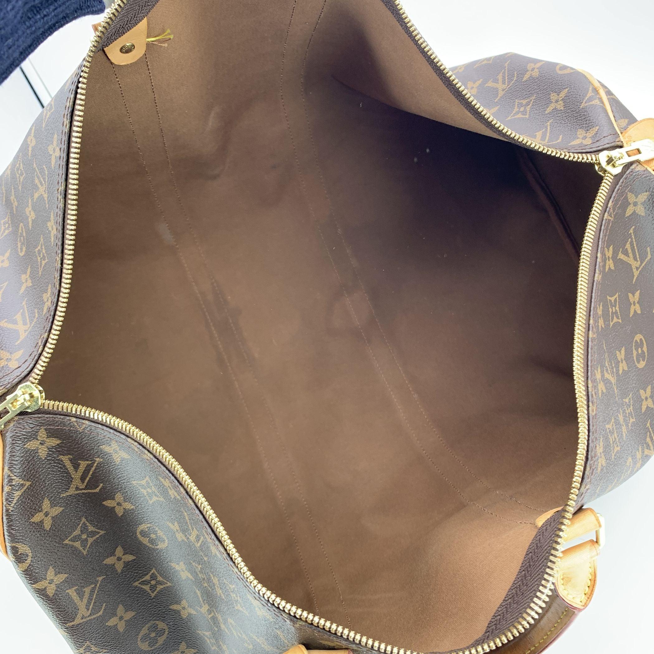 Louis Vuitton Monogram Canvas Keepall 55 Travel Duffle Bag 1