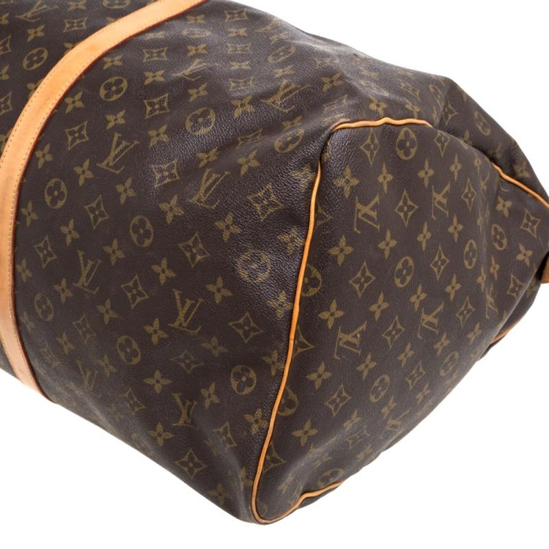 Louis Vuitton Monogram Canvas Keepall 60 Bag 10