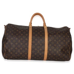 Louis Vuitton Monogram Canvas Keepall Bandolieure 55