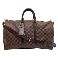 Louis Vuitton Monogram Canvas Keepall Bandouliere 45 Bag