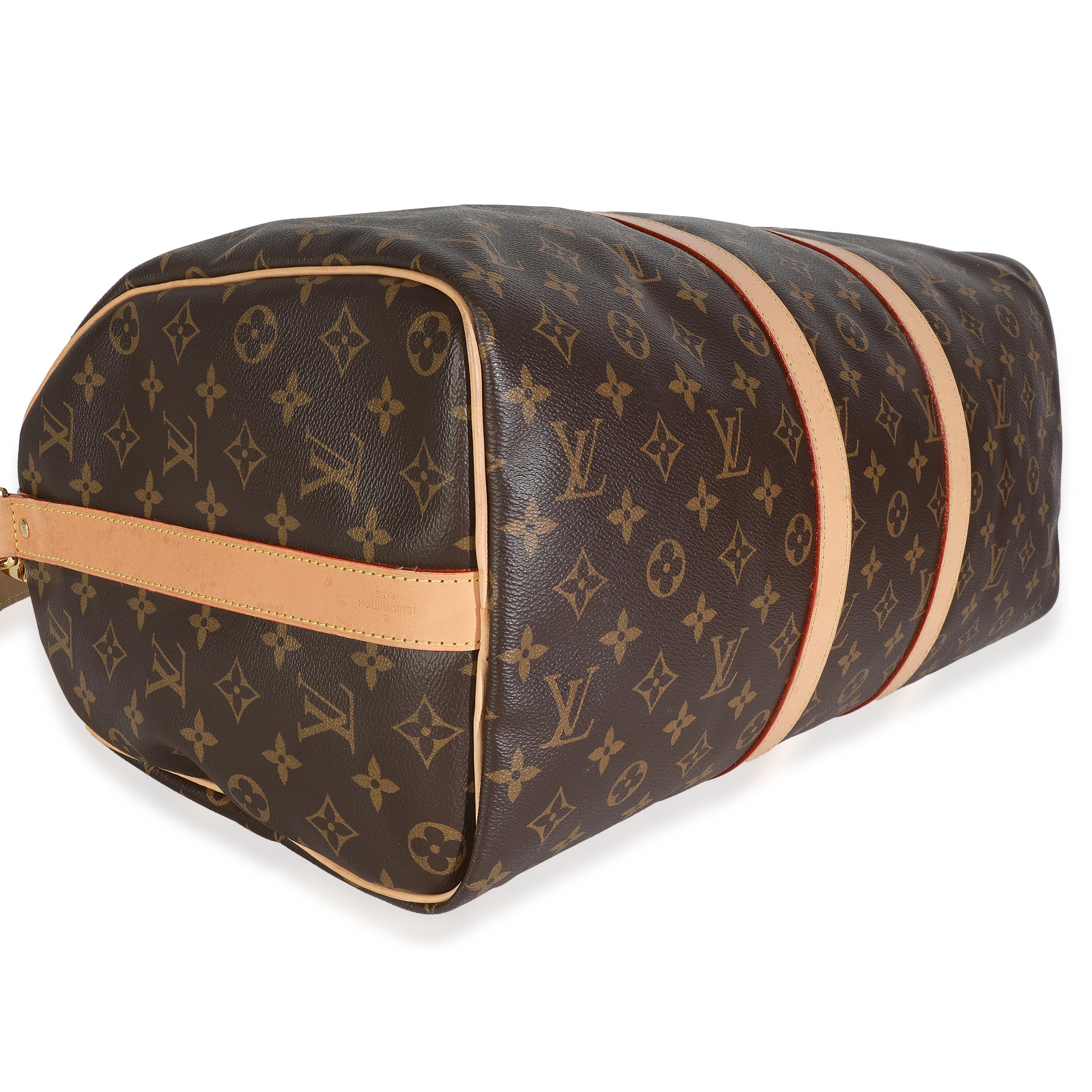 Louis Vuitton Monogram Canvas Keepall Bandouliere 45 en vente 2