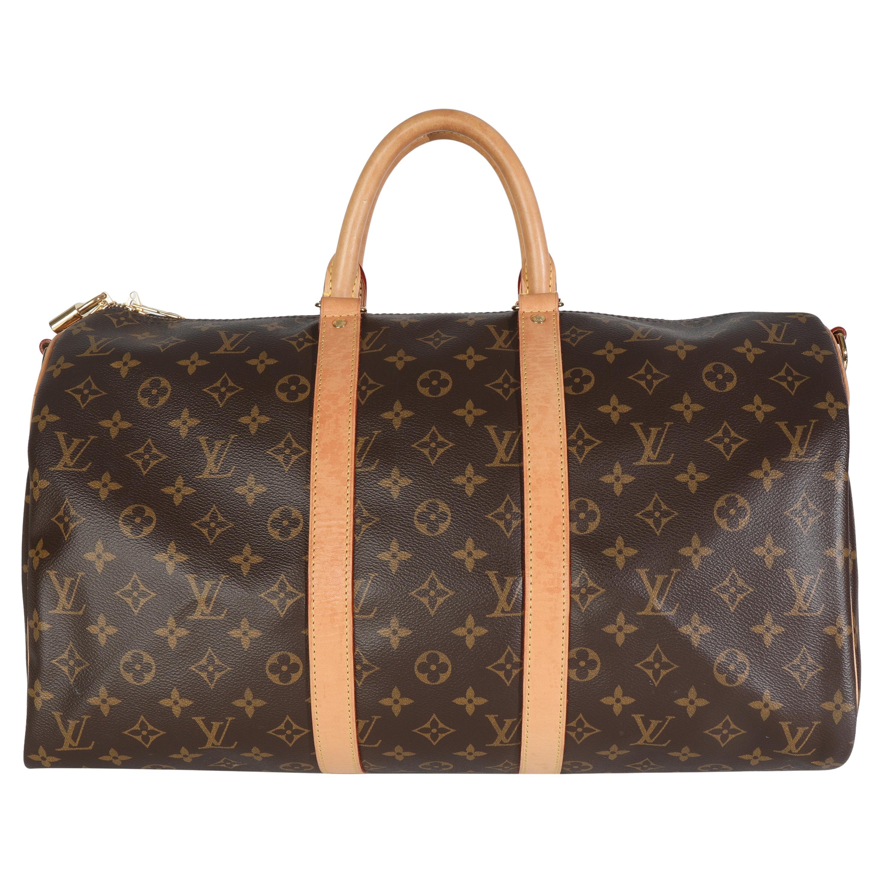 Louis Vuitton Monogram Canvas Keepall Bandouliere 45