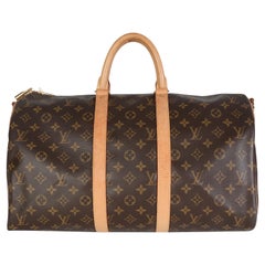 Louis Vuitton Monogram Canvas Keepall Bandouliere 45