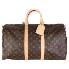 Louis Vuitton Monogram Canvas Keepall Bandouliere 45