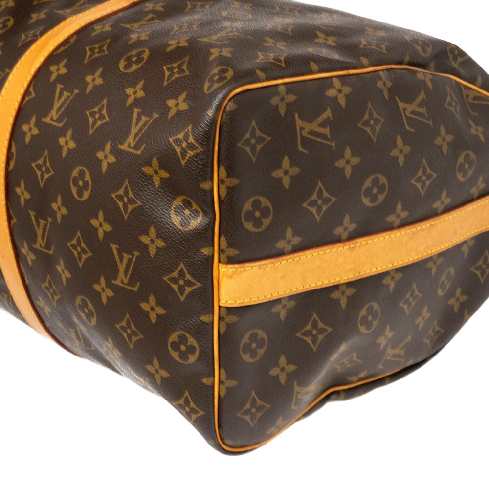 Louis Vuitton Monogram Canvas Keepall Bandouliere 50 Bag 5