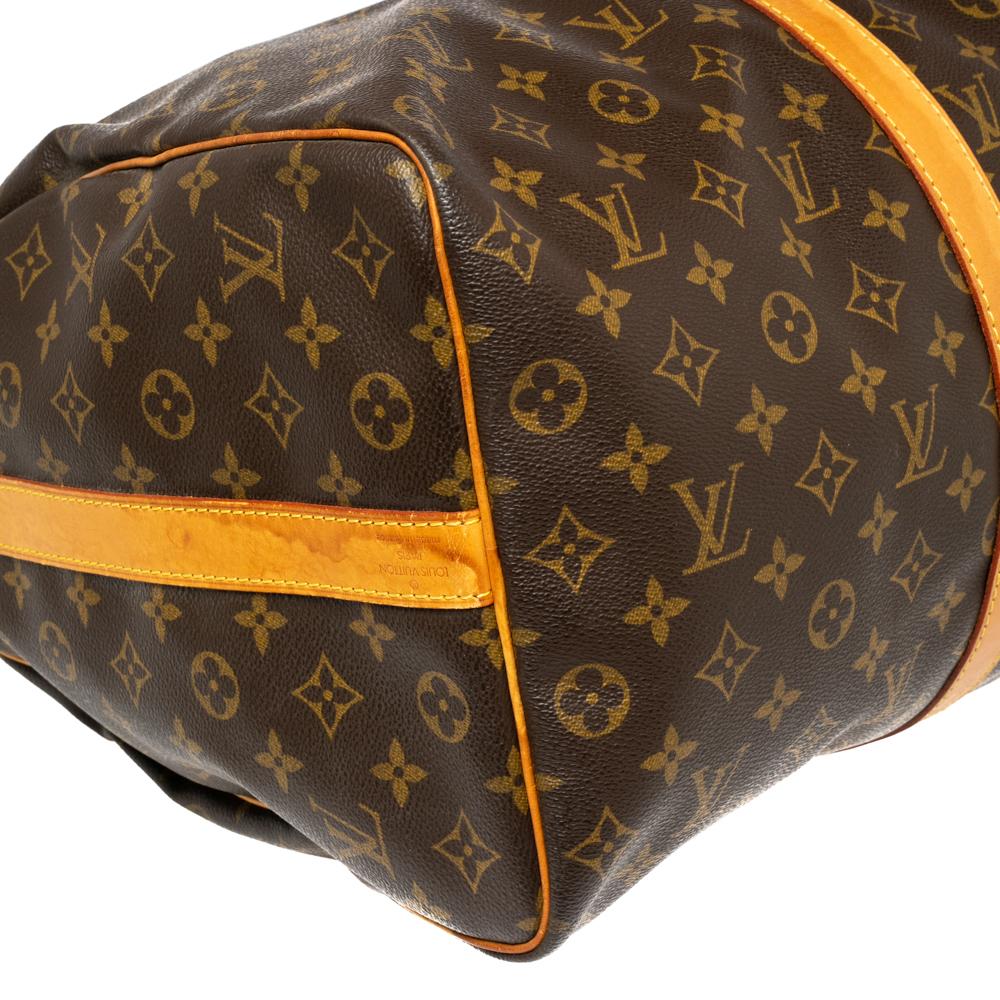 Louis Vuitton Monogram Canvas Keepall Bandouliere 50 Bag 6