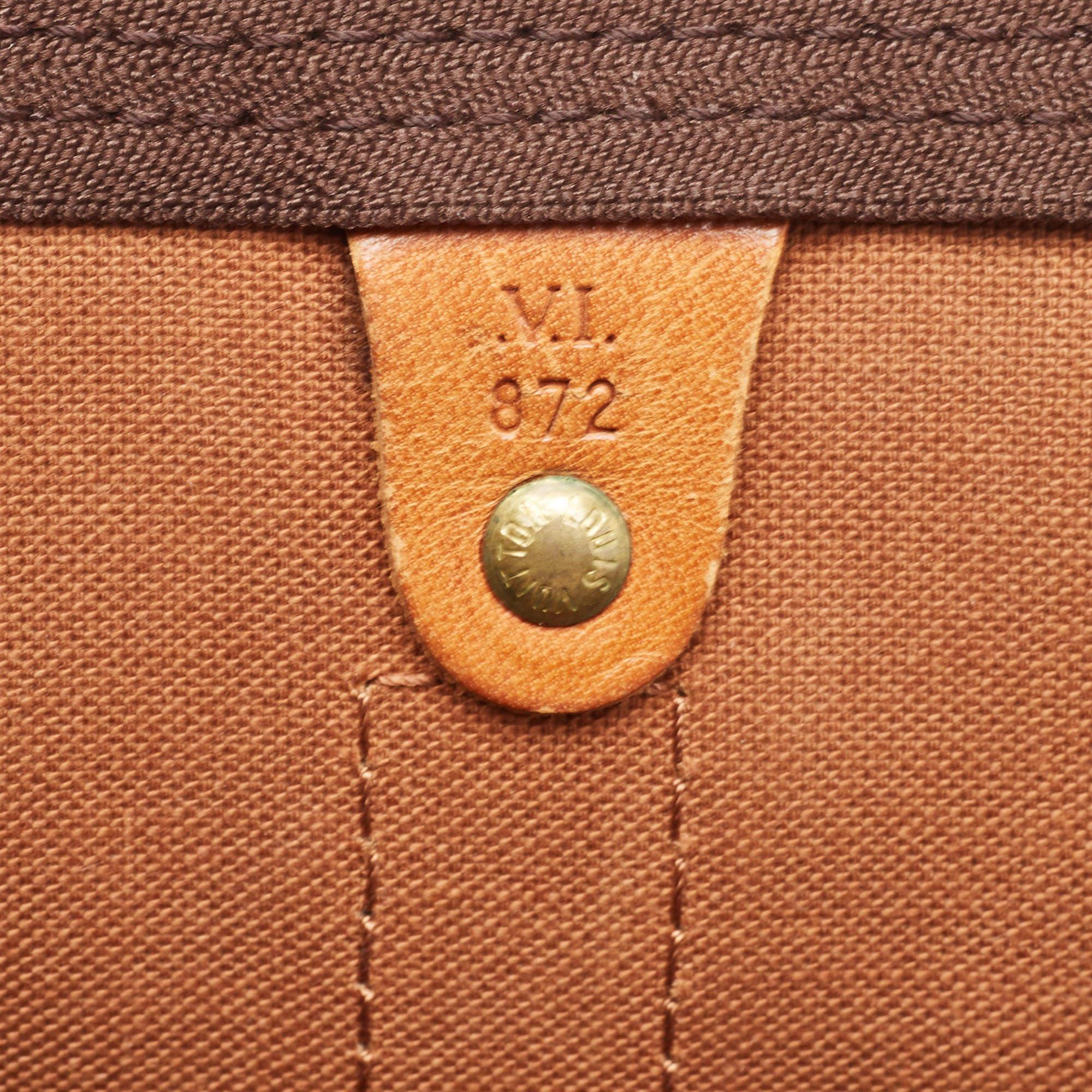 Louis Vuitton Monogram Canvas Keepall Bandouliere 50 Bag 9