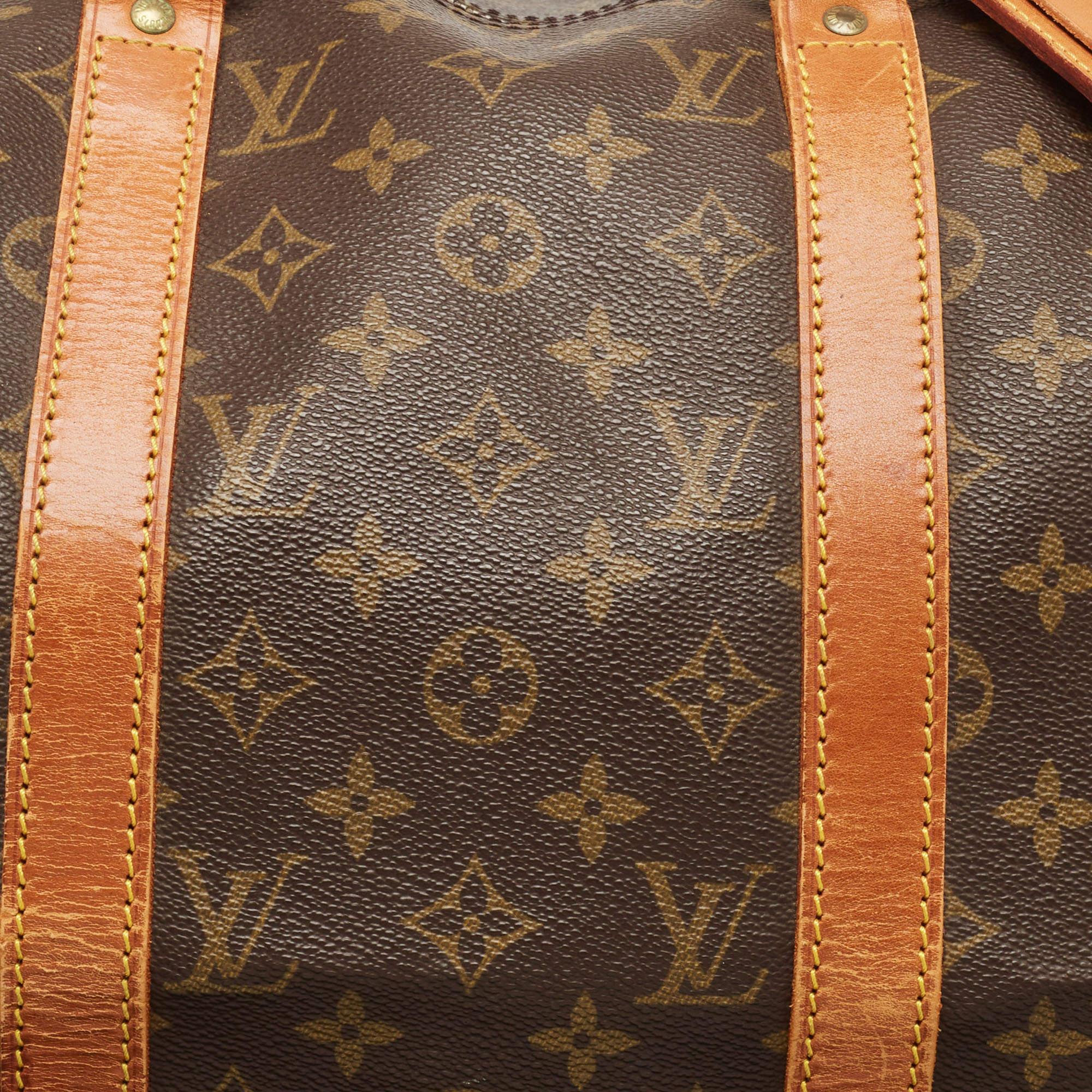 Louis Vuitton Monogram Canvas Keepall Bandouliere 50 Bag 2