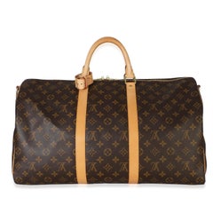Louis Vuitton Monogram Canvas Keepall Bandouliere 50