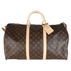Louis Vuitton Monogram Canvas Keepall Bandouliere 50, Monogramm Canvas