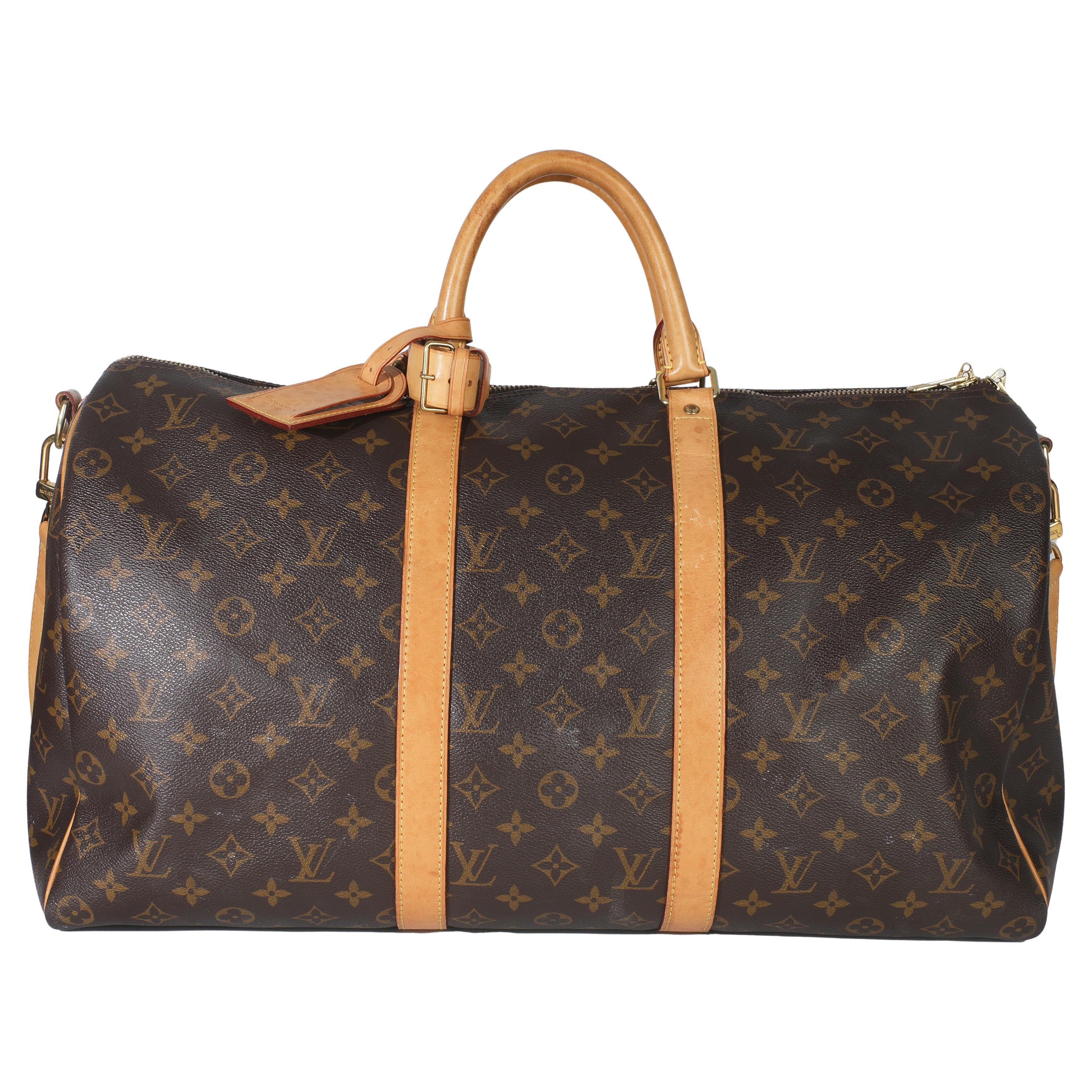 Louis Vuitton Monogram Canvas Keepall Bandouliere 50