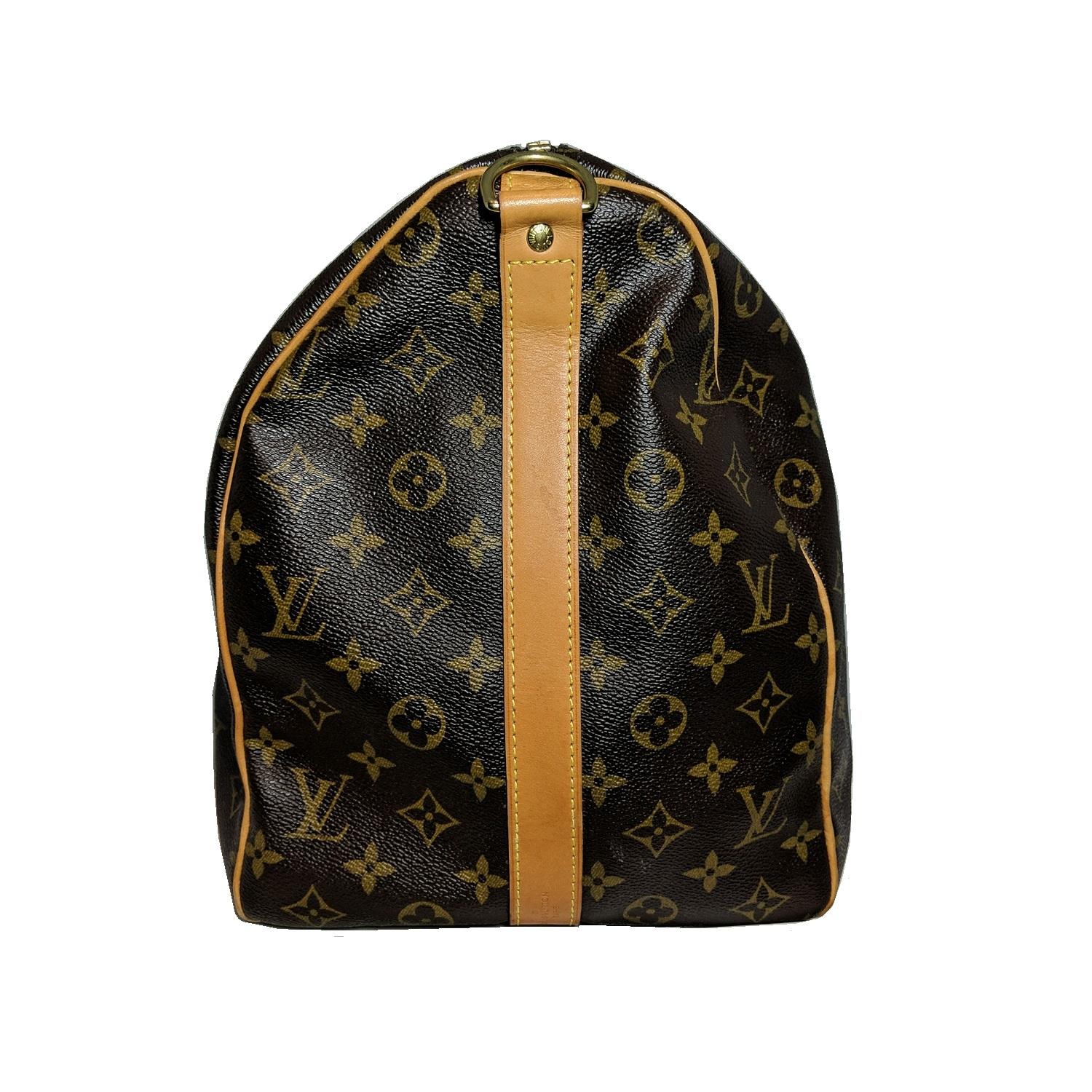 Louis Vuitton Monogram Canvas Keepall Bandouliere 50 Luggage In Excellent Condition In Scottsdale, AZ