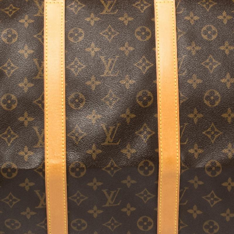 Louis Vuitton Monogram Canvas Keepall Bandouliere 55 bag 6