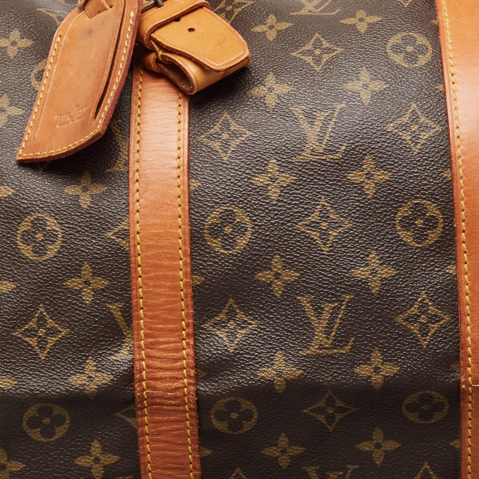 Louis Vuitton Monogram Canvas Keepall Bandouliere 55 Bag 7