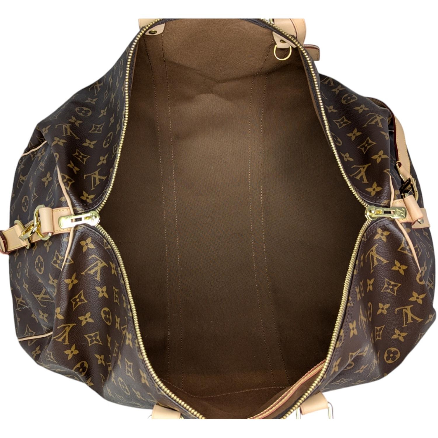 Louis Vuitton Monogram Canvas Keepall Bandouliere 55 Duffel Bag 1