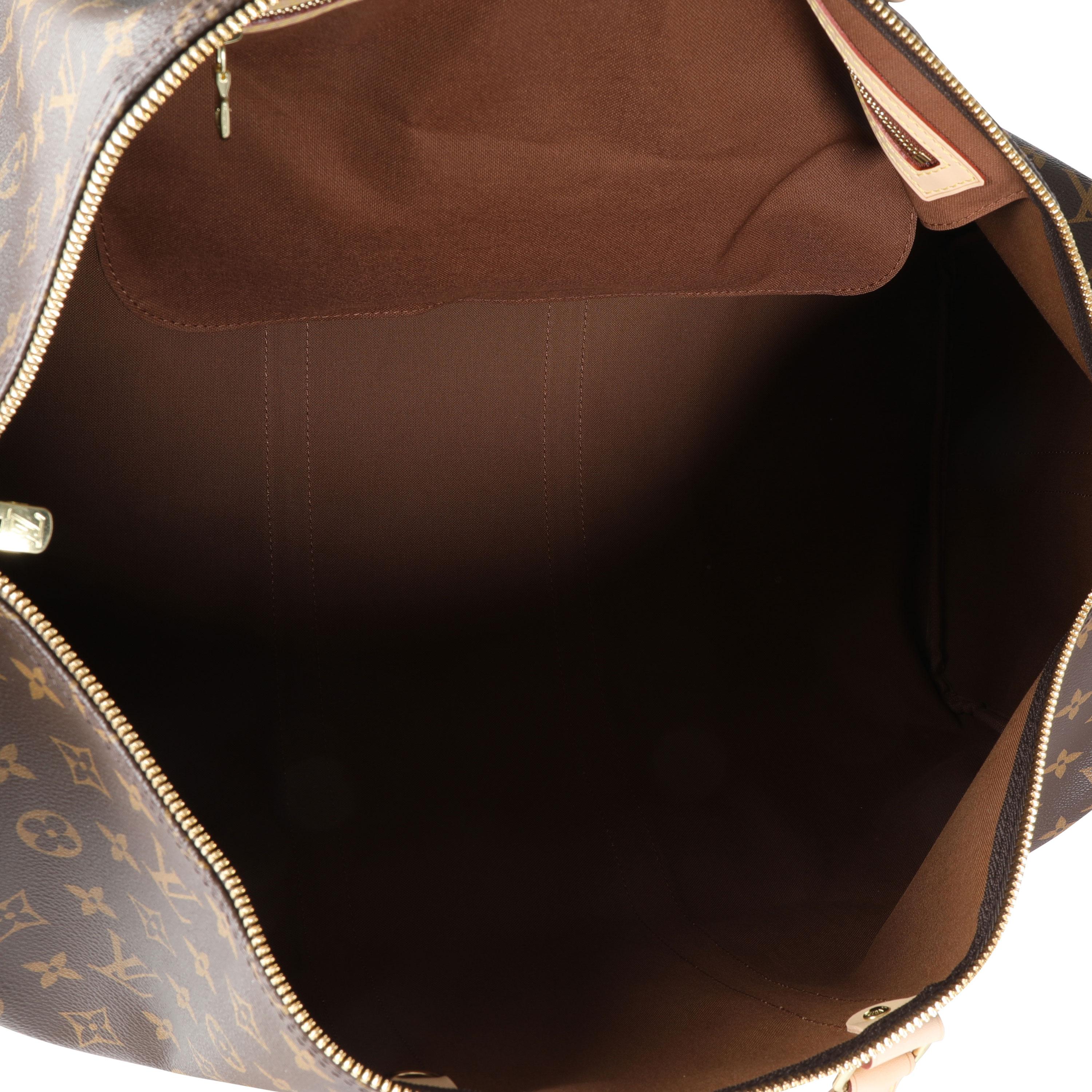 Women's or Men's Louis Vuitton Monogram Canvas Keepall Bandoulière 55