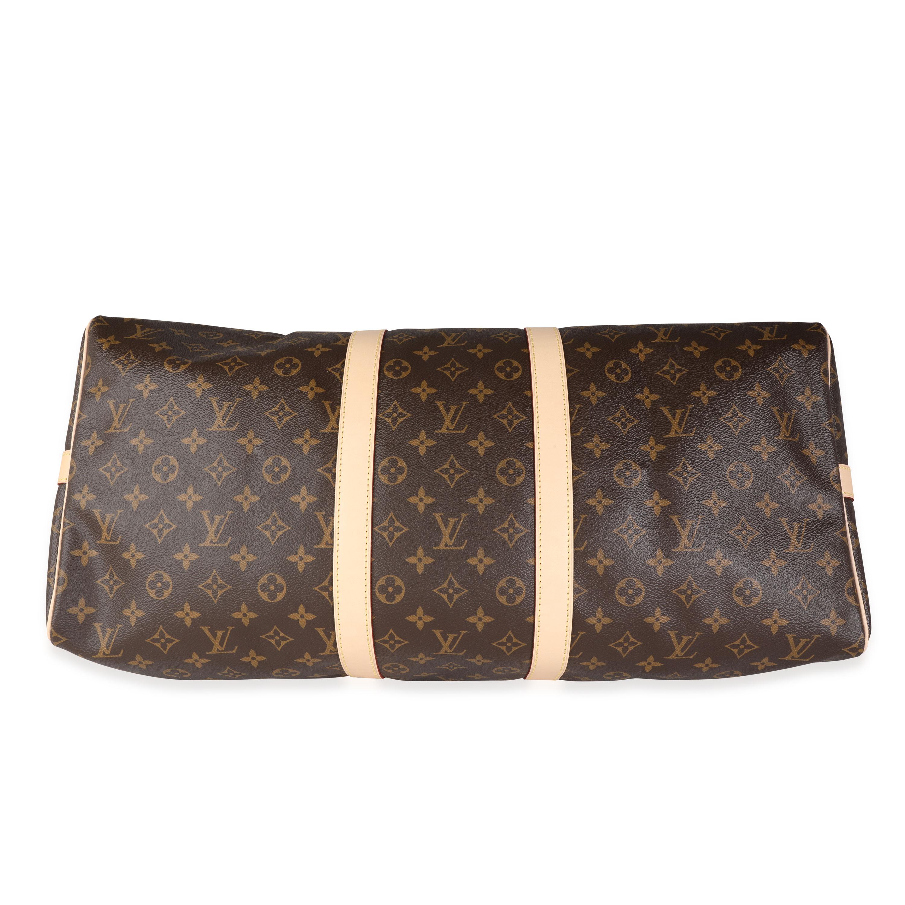 Louis Vuitton Monogram Canvas Keepall Bandoulière 55 2