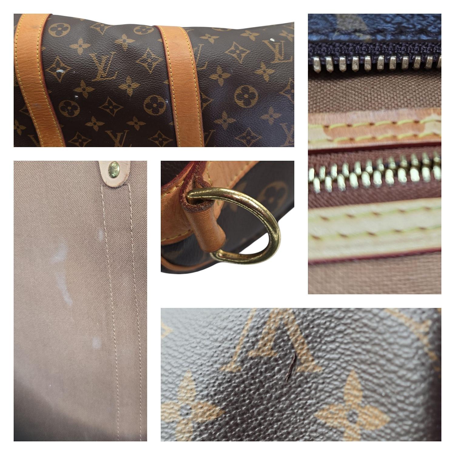 Louis Vuitton Monogram Canvas Keepall Bandouliere 55 For Sale 2