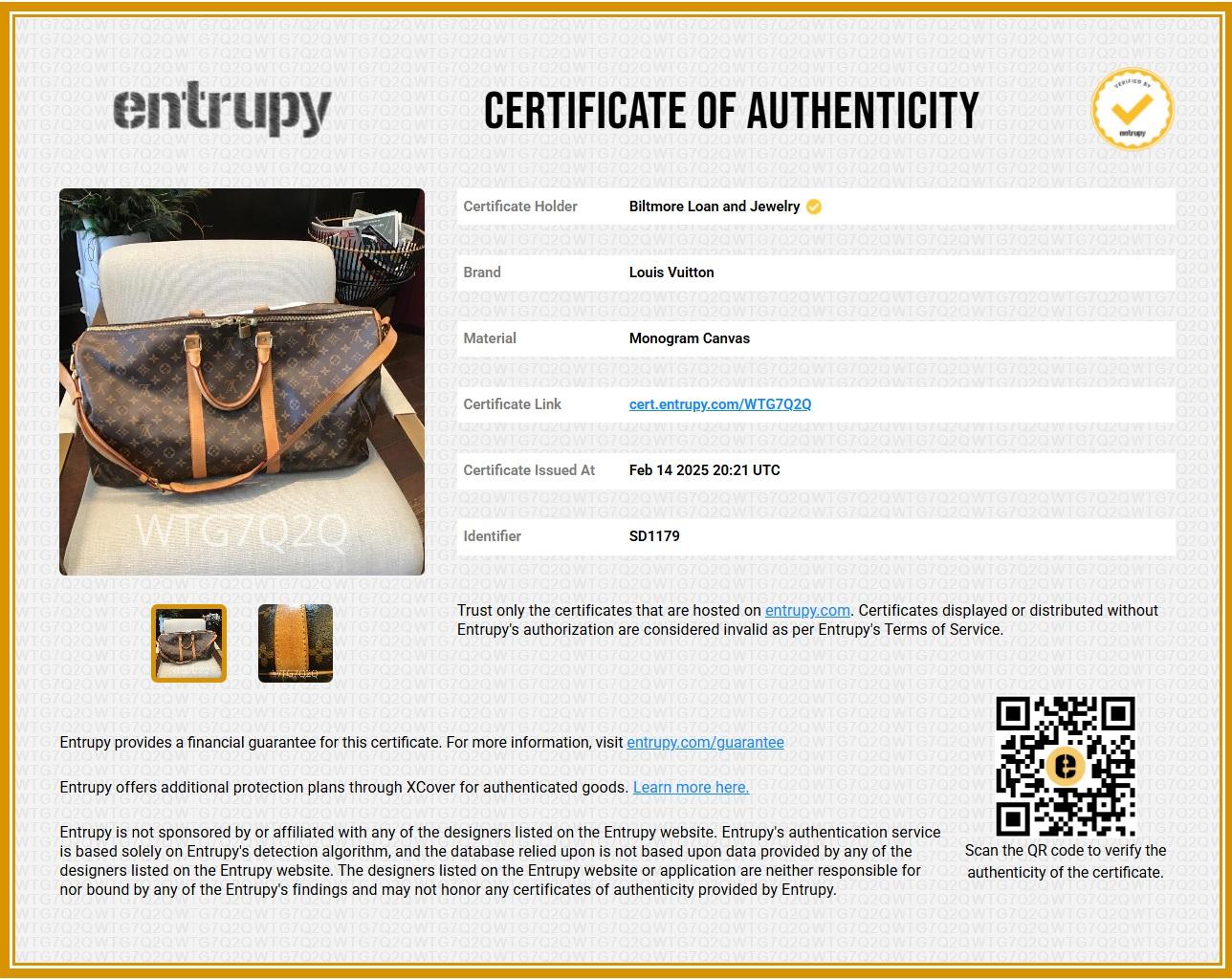 Louis Vuitton Monogram Canvas Keepall Bandouliere 55 For Sale 4
