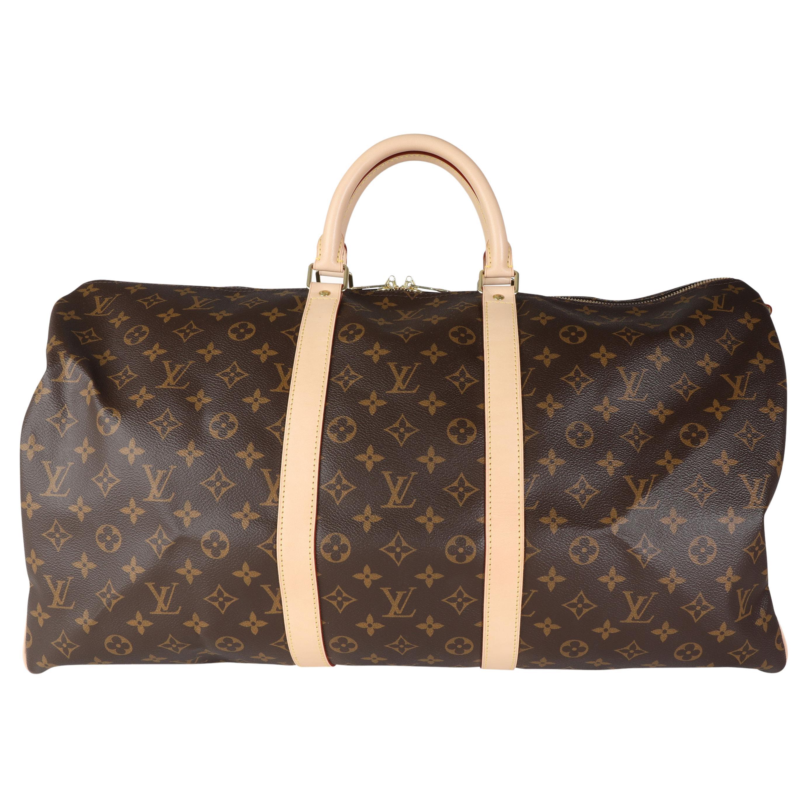 Louis Vuitton Monogram Canvas Keepall Bandoulière 55