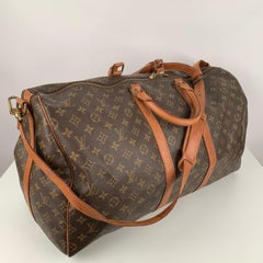 Louis Vuitton Monogram Canvas Keepall Bandouliere 55 Travel Bag