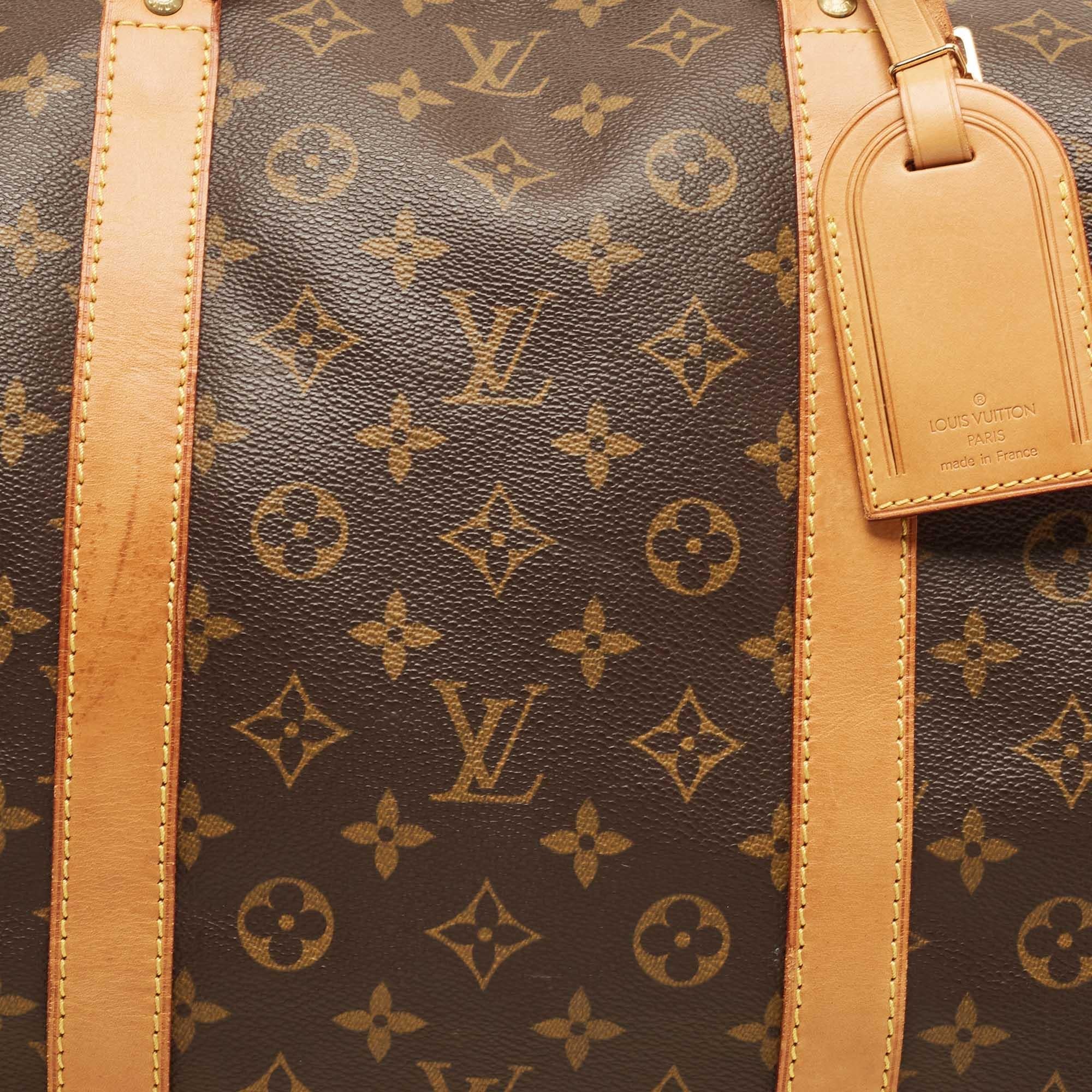 Louis Vuitton Monogram Canvas Keepall Bandouliere 60 Bag 5