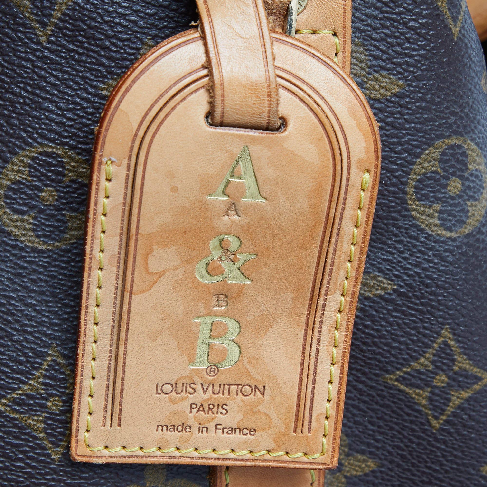 Louis Vuitton Monogram Canvas Keepall Bandouliere 60 Bag For Sale 7