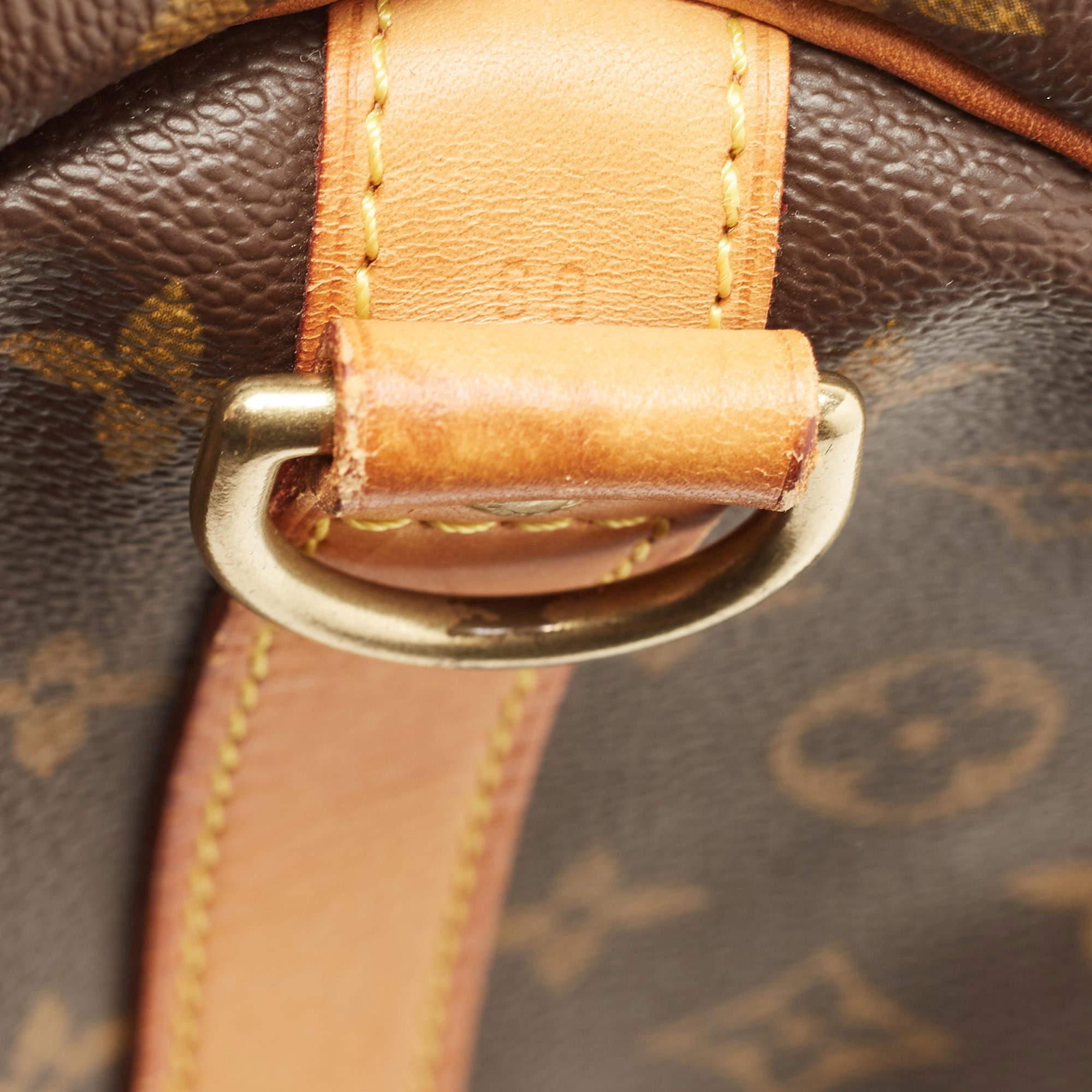 Louis Vuitton Monogram Canvas Keepall Bandouliere 60 Bag 11