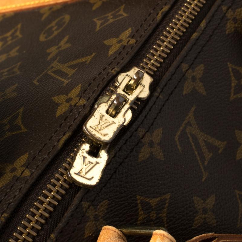 Louis Vuitton Monogram Canvas Keepall Bandouliere 60 Bag 9