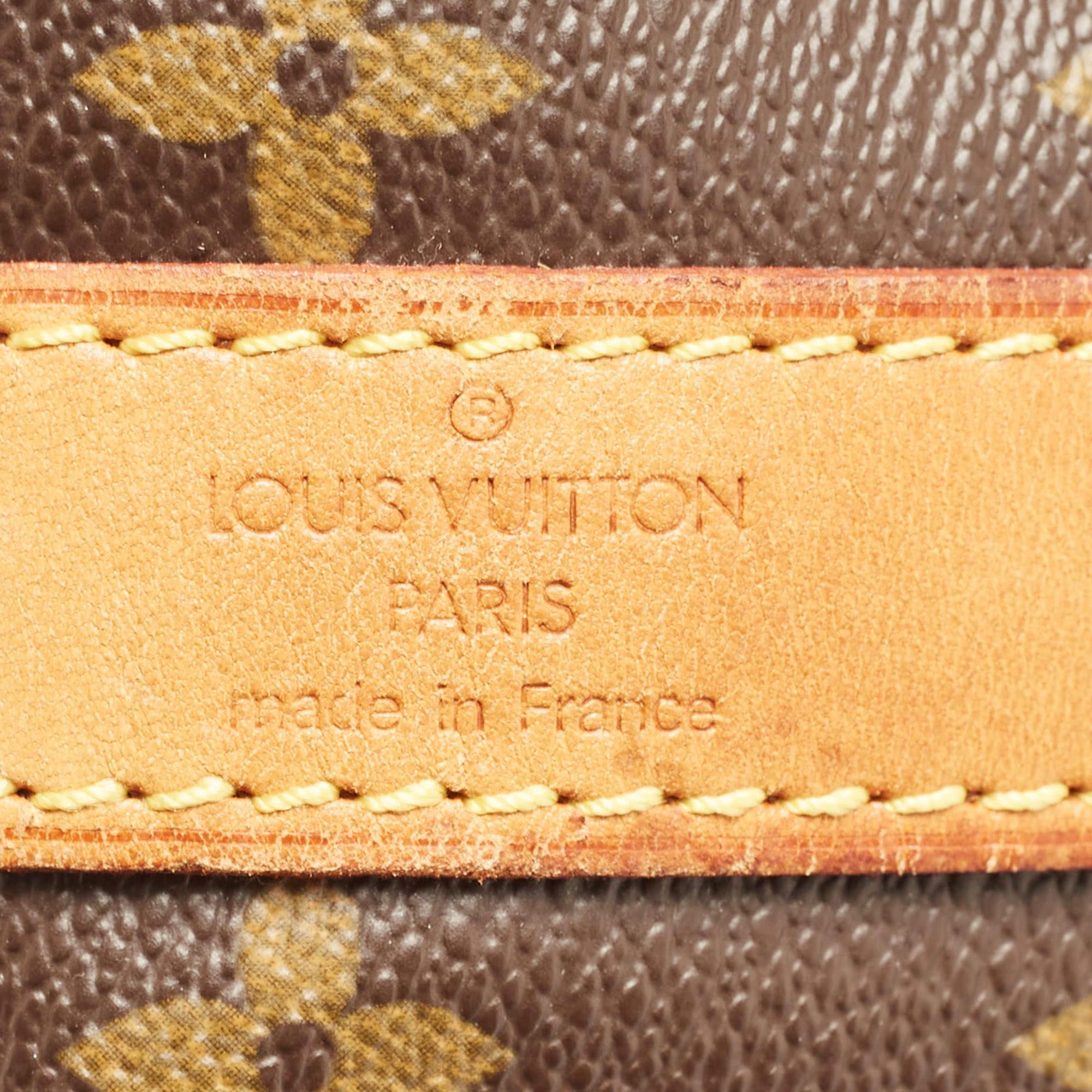 Louis Vuitton Monogram Canvas Keepall Bandouliere 60 Bag 12