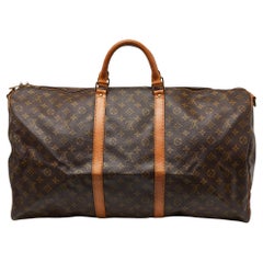Used Louis Vuitton Monogram Canvas Keepall Bandouliere 60 Bag