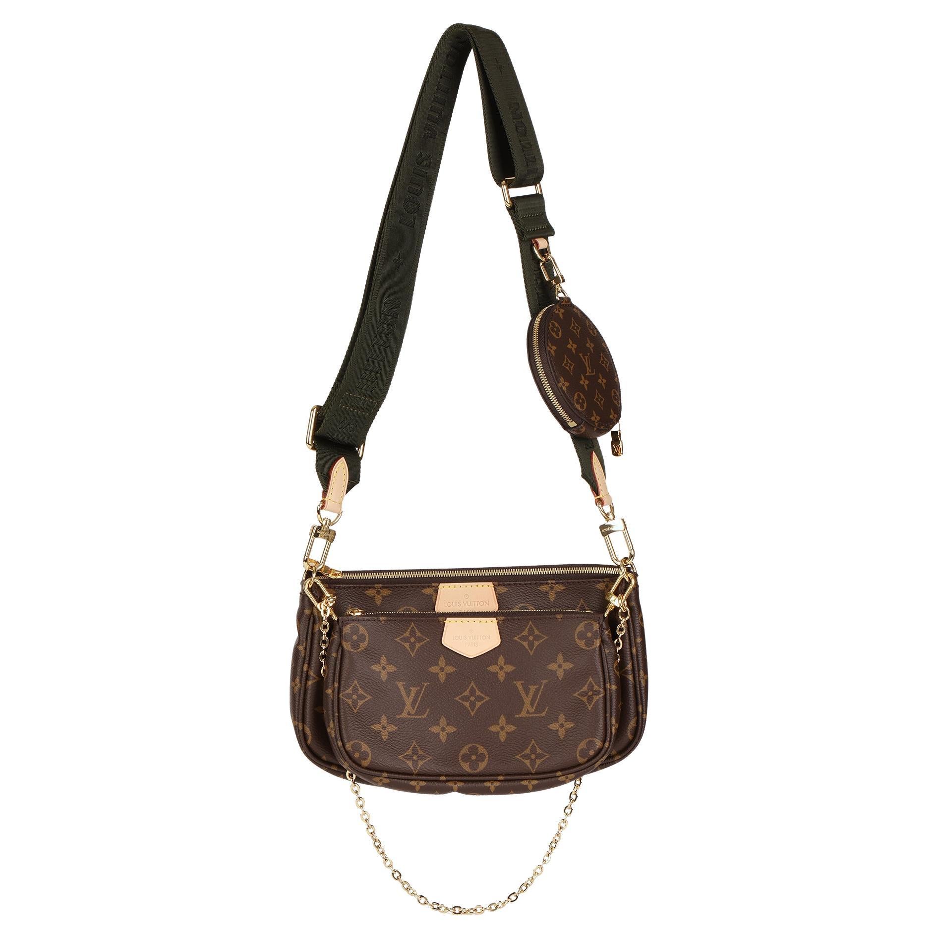 LOUIS VUITTON Multi Pochette Accessory Shoulder Bag M44813 Khaki