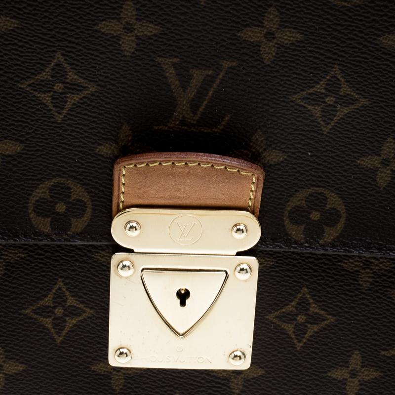 Women's Louis Vuitton Monogram Canvas Laguito Briefcase
